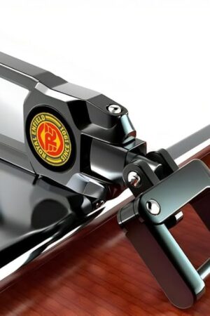 (BUY 1 GET 1 FREE) Dual Side Logo Keychain Compatible with Royal Enfield key Hunter 350 Bullet Meteor Classic